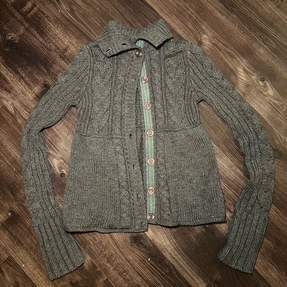 Ci Sono Brown Cardigan Size Small